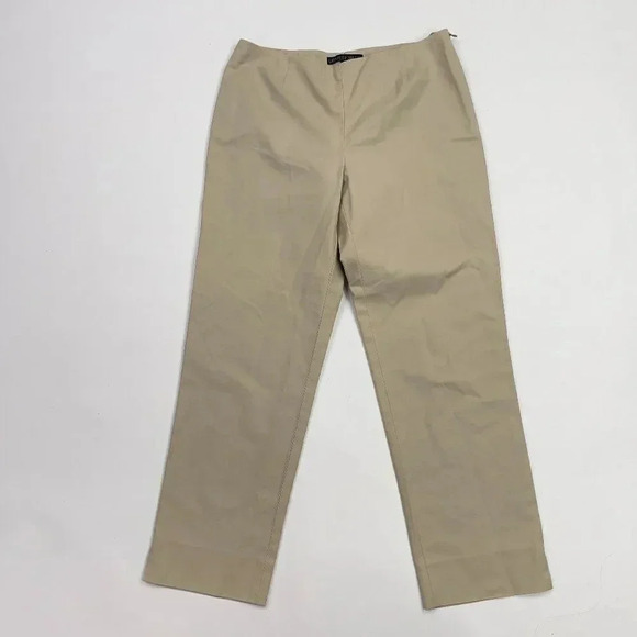 Lafayette 148 New York Cropped Bleecker Pants - Picture 1 of 11